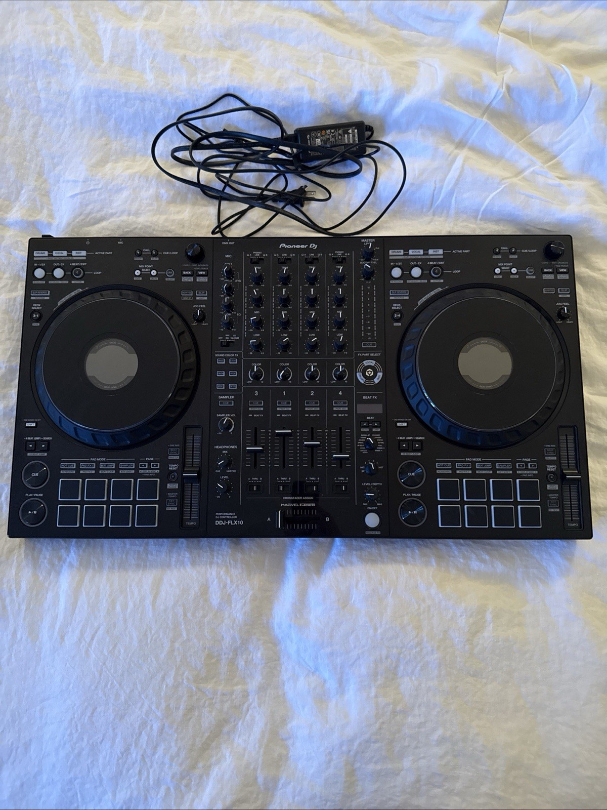 Pioneer 4-Channel DJ Controller - Black (DJ DDJ-FLX10)