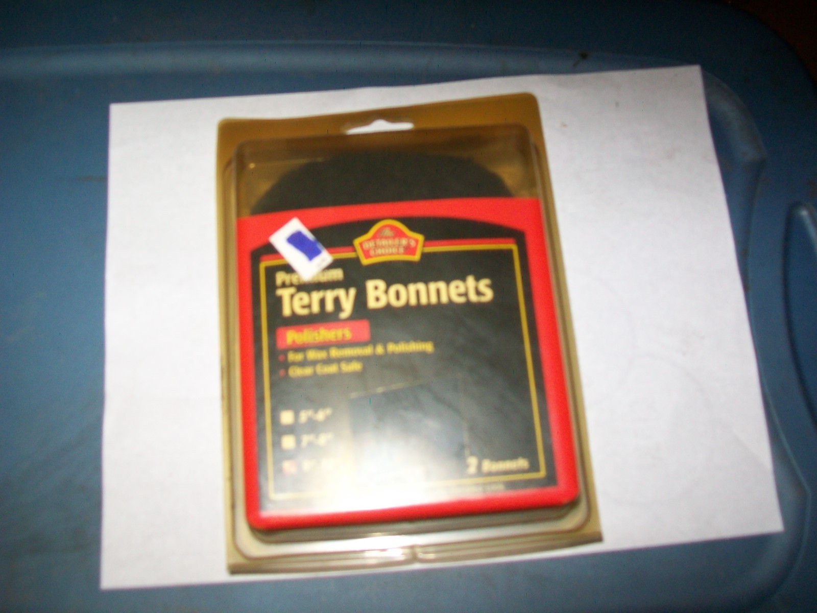1 of Detailers Choice part # 6-1910 Premium Terry Cloth Bonnet 9-10"