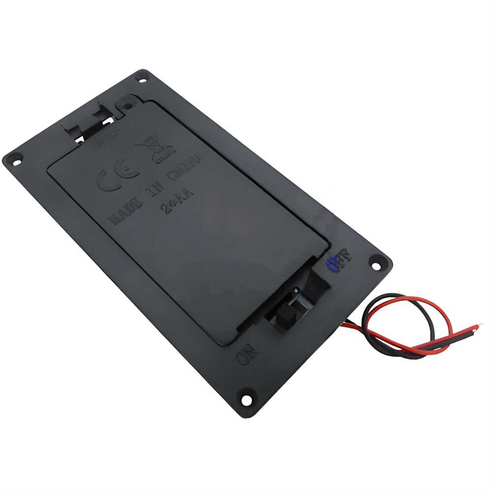 8PCS Twin/2X/Two AA Panel Mount Battery Holder Case Box 3V w/Power Switch & Wire