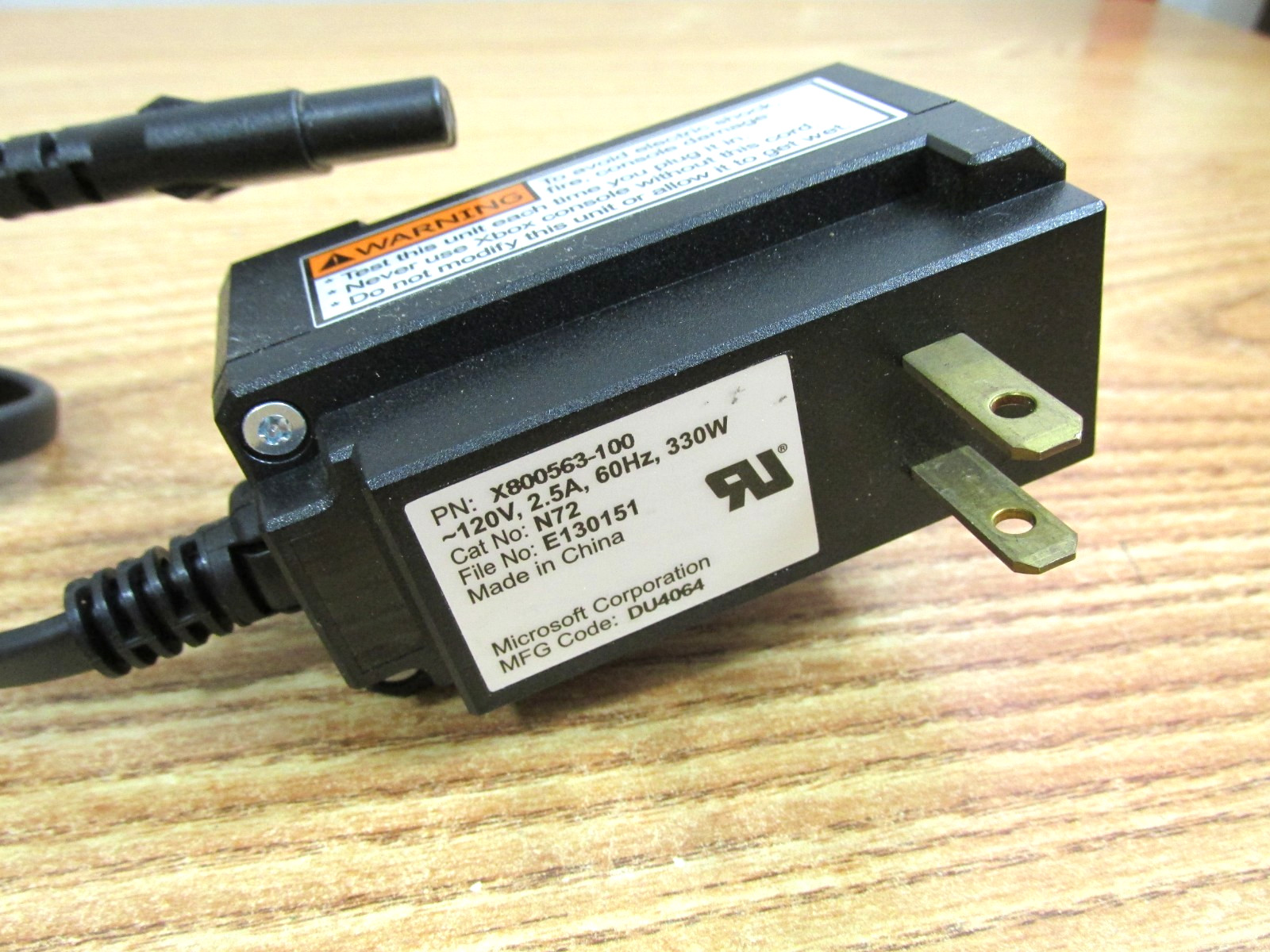 MICROSOFT ORIGINAL XBOX SURGE PROTECTION AC POWER ADAPTER
