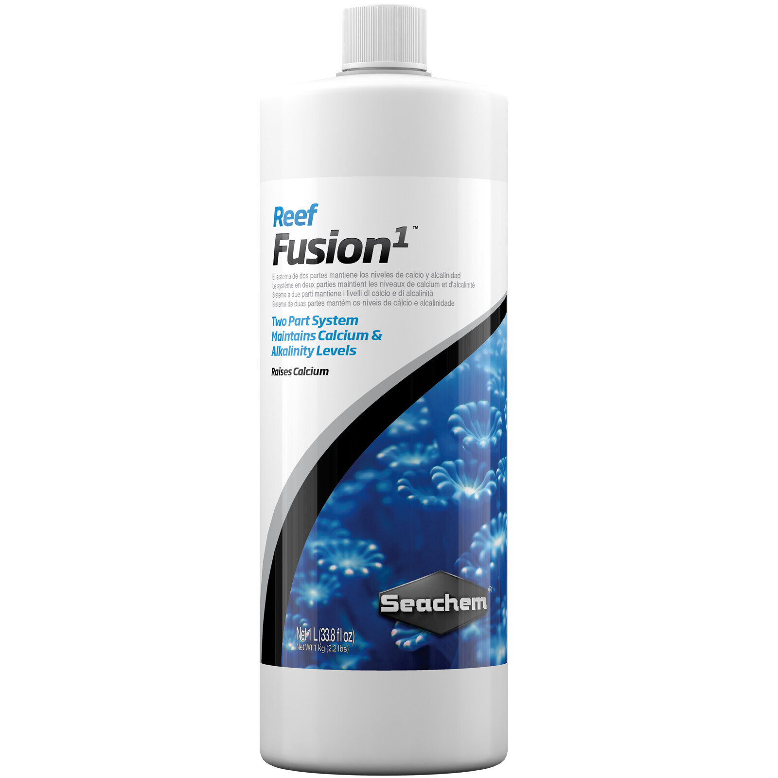 Seachem Reef Fusion 1 1 Liter Liquid Calcium Supplement Raises Calcium Levels