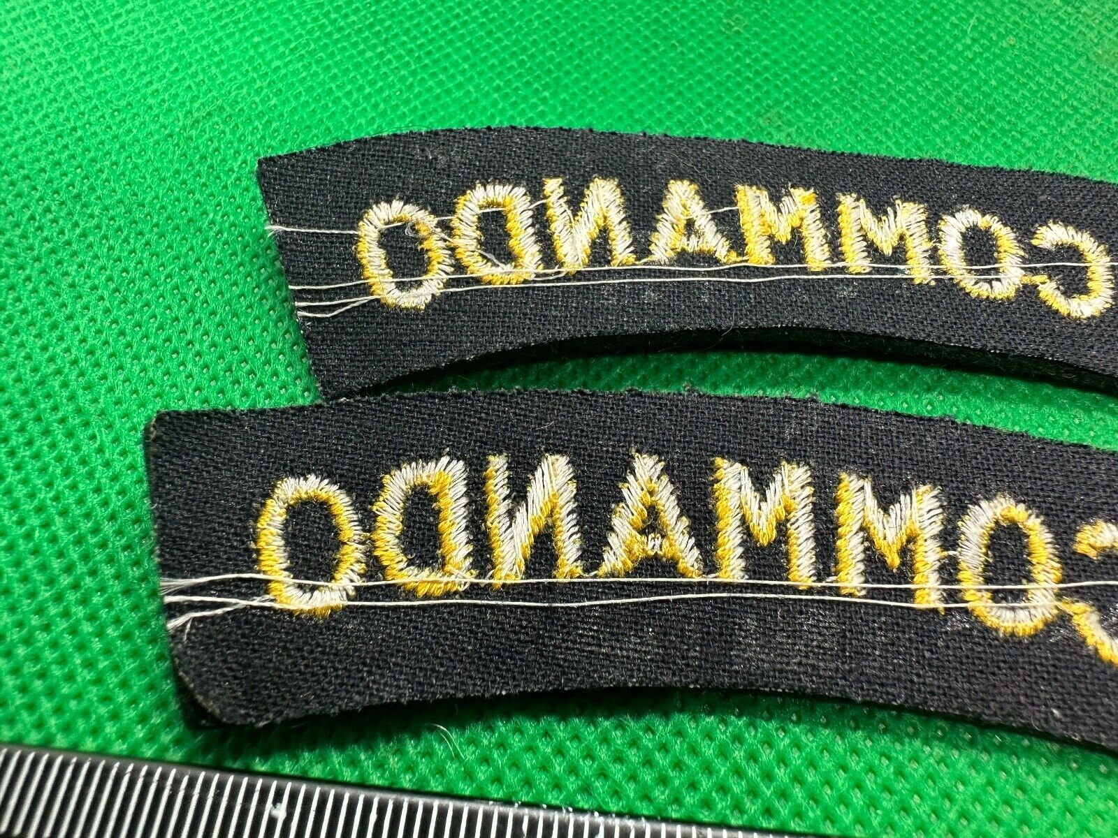 V (5th) Commando British Army Shoulder Titles - WW2 Onwards Pattern