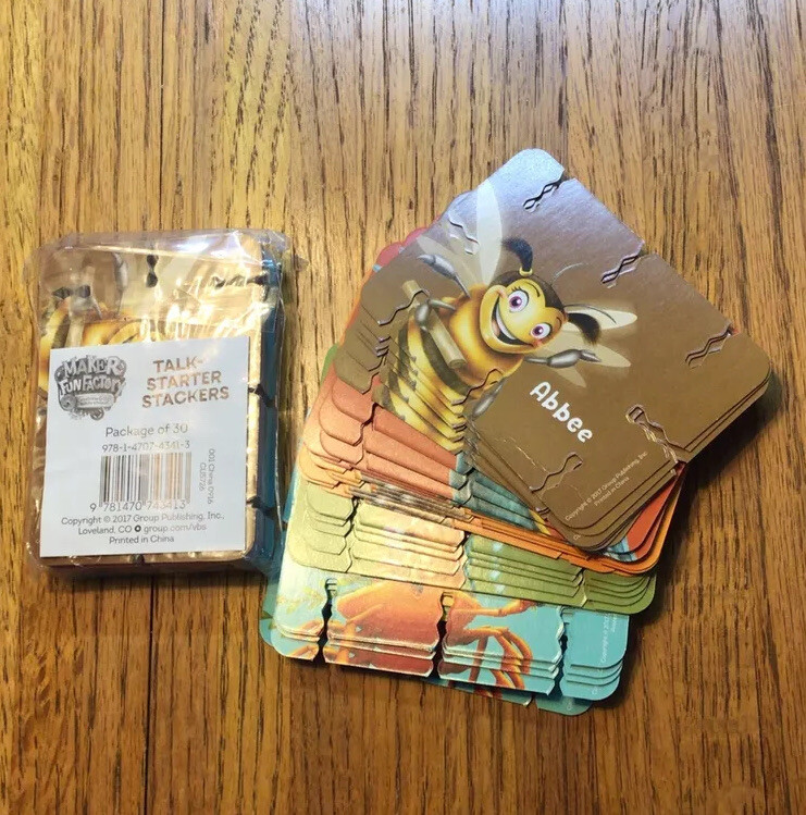 Maker Fun Factory VBS:Talk-Starter Stackers, This Auction Is 61 (30 Card) Packs