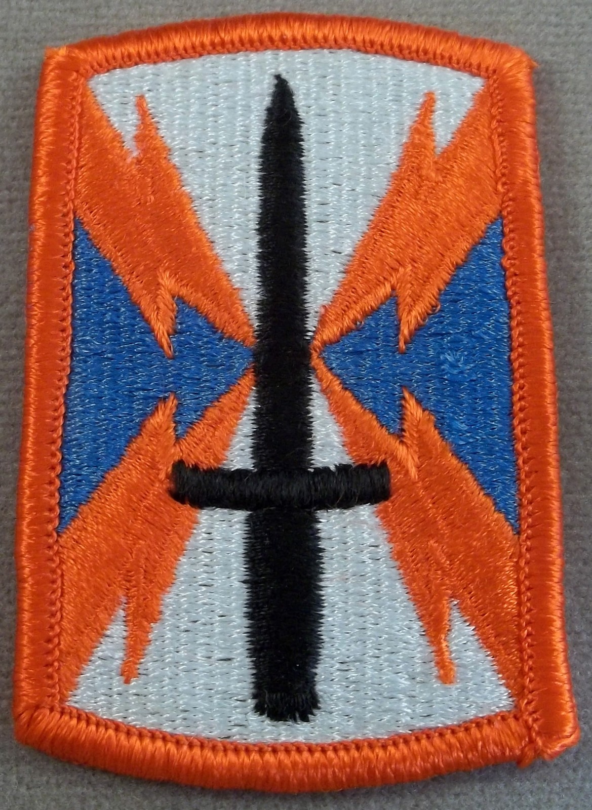 US Army 1101st Signal Battalion Full Color Merrowed Edge Patch