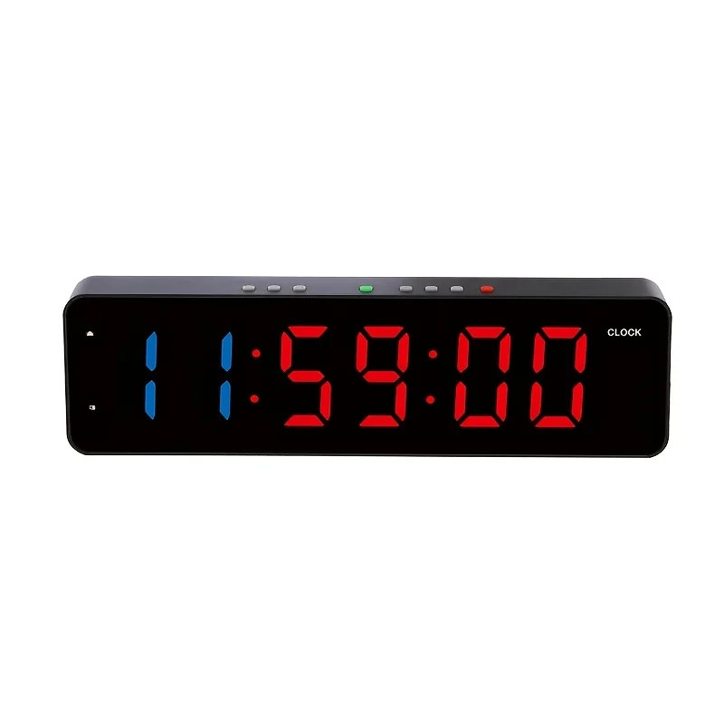 Multifunctional timer, countdown function, LED clock for home gym use, electroni