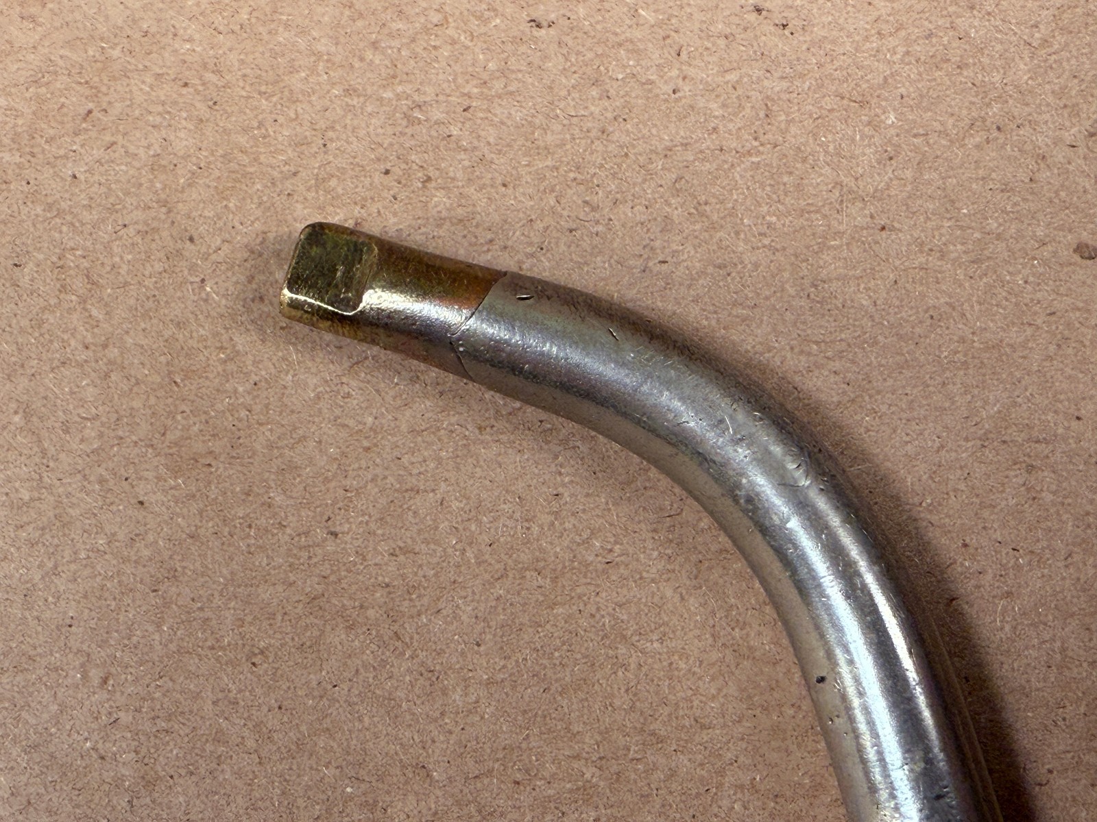 Modified? Prest-O-Lite POL 6105 stem Acetylene Torch Tip -Brass Oval Tip