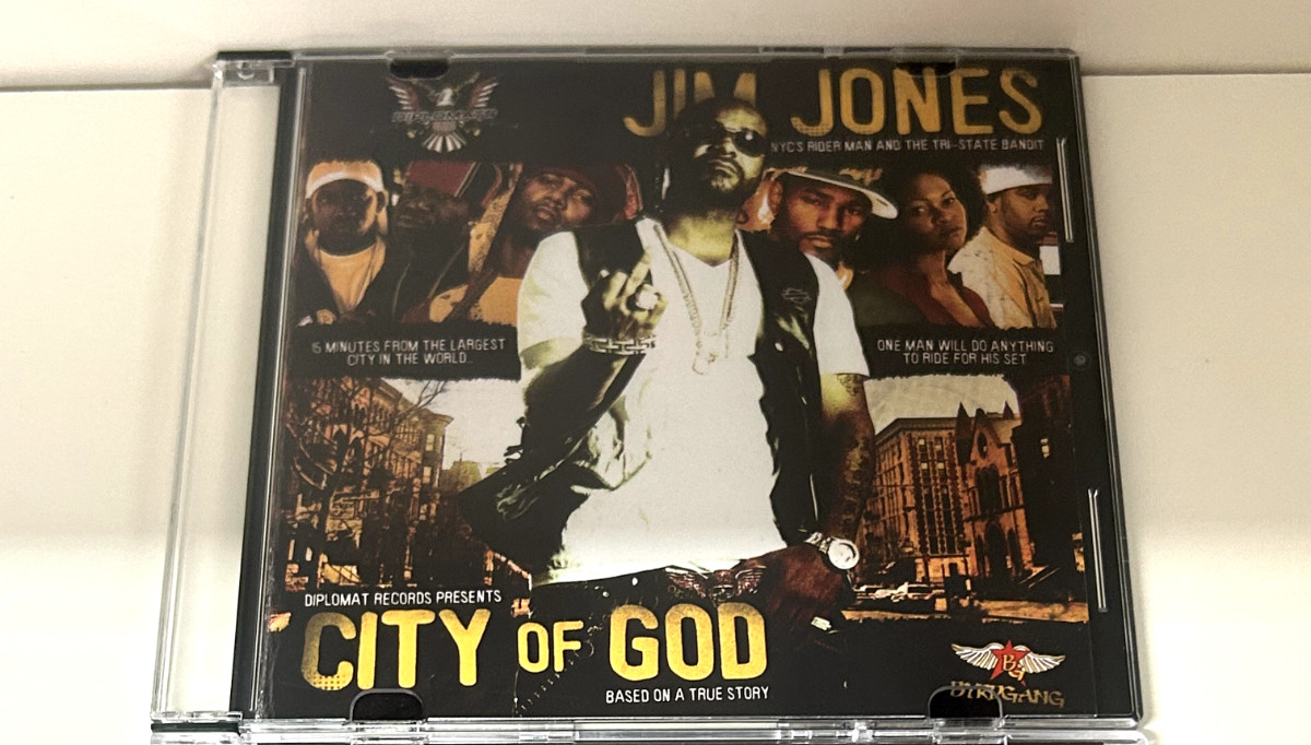 JIM JONES DIPSET BYRDGANG CITY OF GOD OFFICIAL MIXTAPE MIX CD PROMO