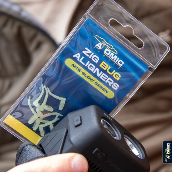 Atomic Night-Glow Zig Bug Aligners – Glow in the Dark for Zig Rigs