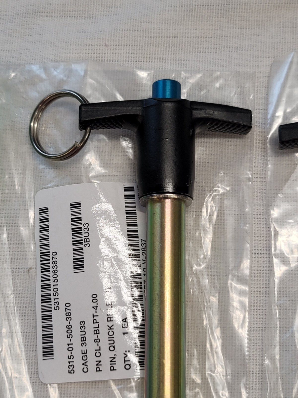 Carr Lane Ball Release Locking Hitch Trailer Tow Pin T-Handle 1/2 4" CL-8-BLPT-4