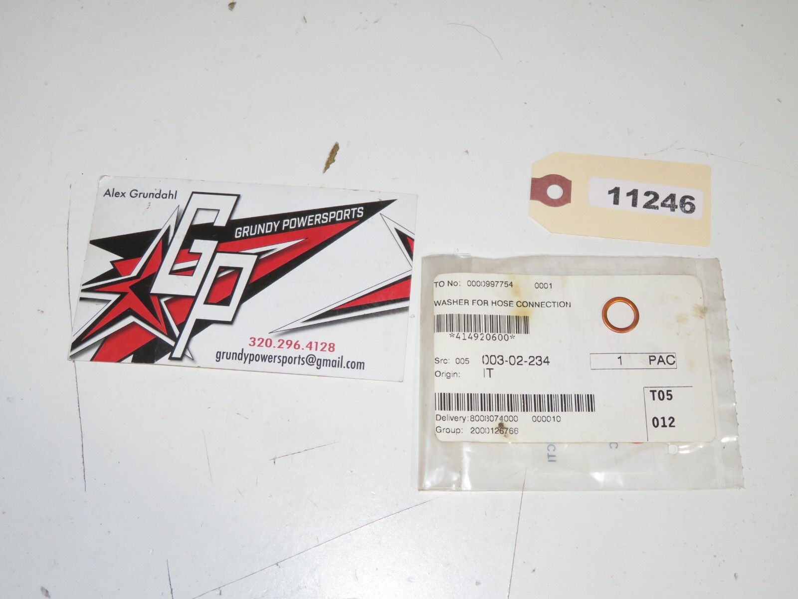 Ski-Doo - New OEM Copper Washer Qty 1 - 414920600