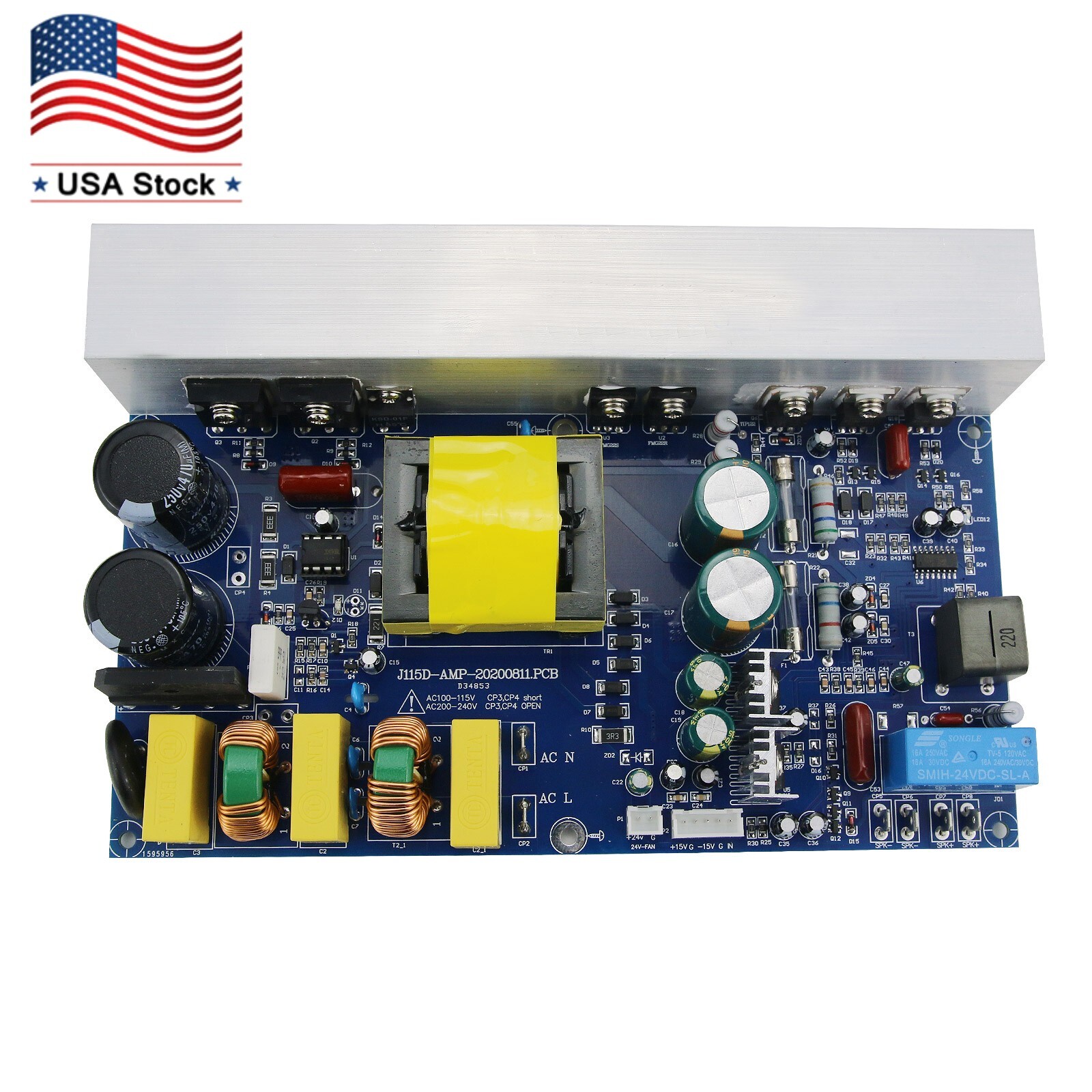 Class D Power Amplifier Board Mono Amp 1000W w/ Switching Power Supply #USA