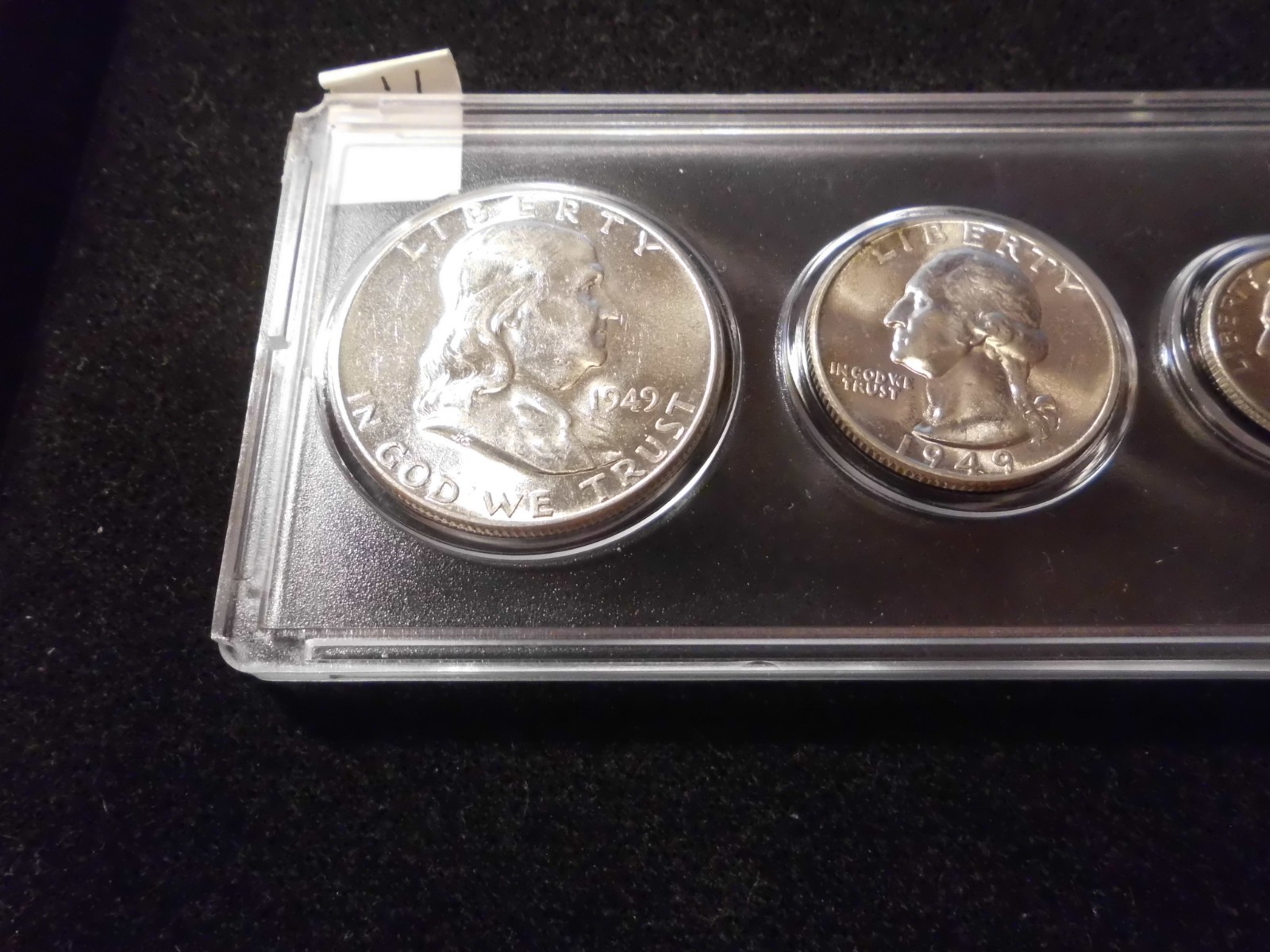 1949 P/D/S GEM UNCIRCULATED B/U MINT SET - 90% SILVER -