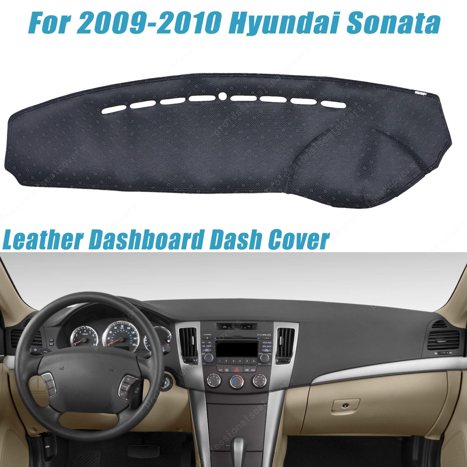 New For 2009-2010 Hyundai Sonata Leather Dashboard Dash Cover Dashmat Carpet