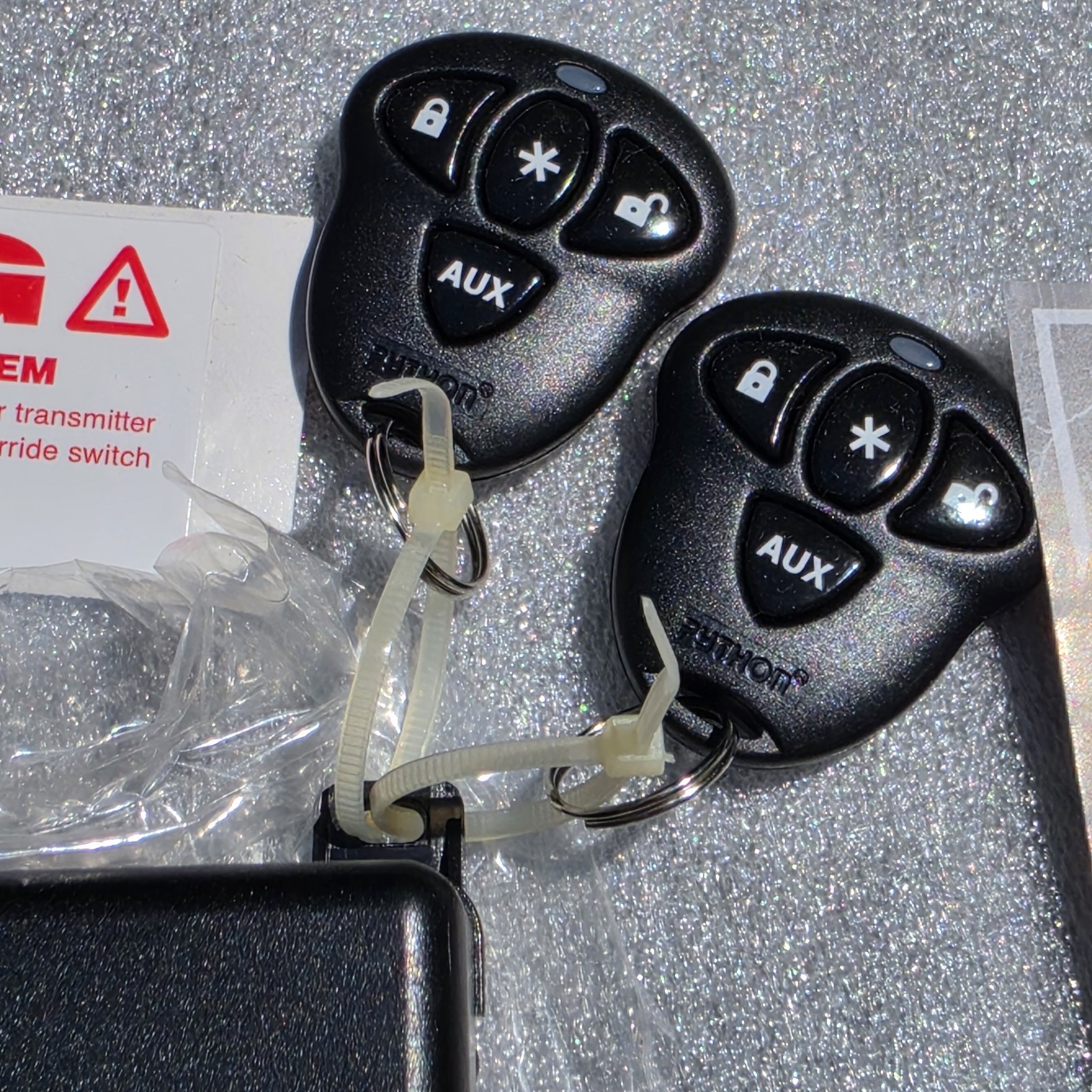 Python 413 Remote Start System, 2 EZSDEI474P, 2 codes Remotes. Unused In Box.