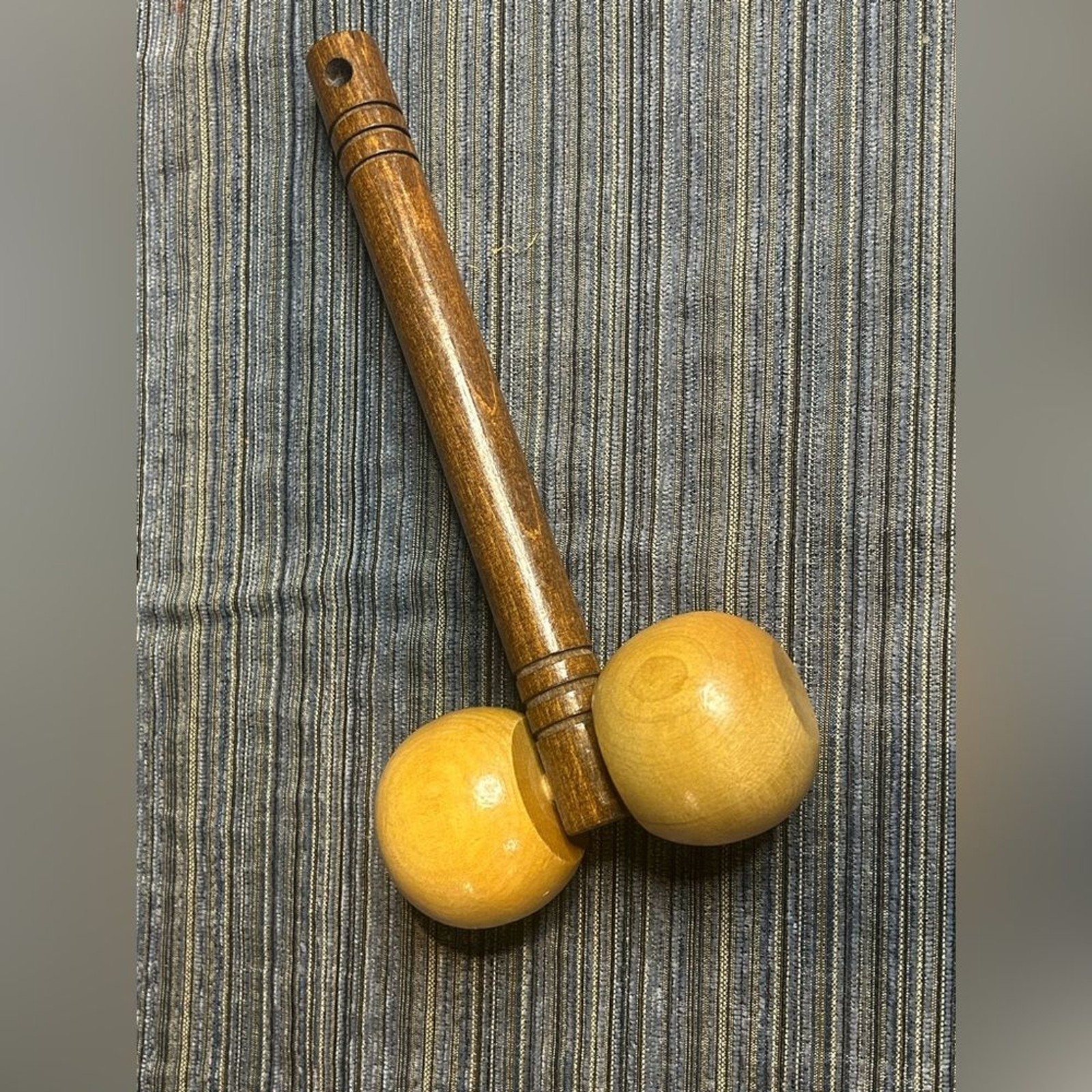 Vintage Maple 2 Ball Massage Roller