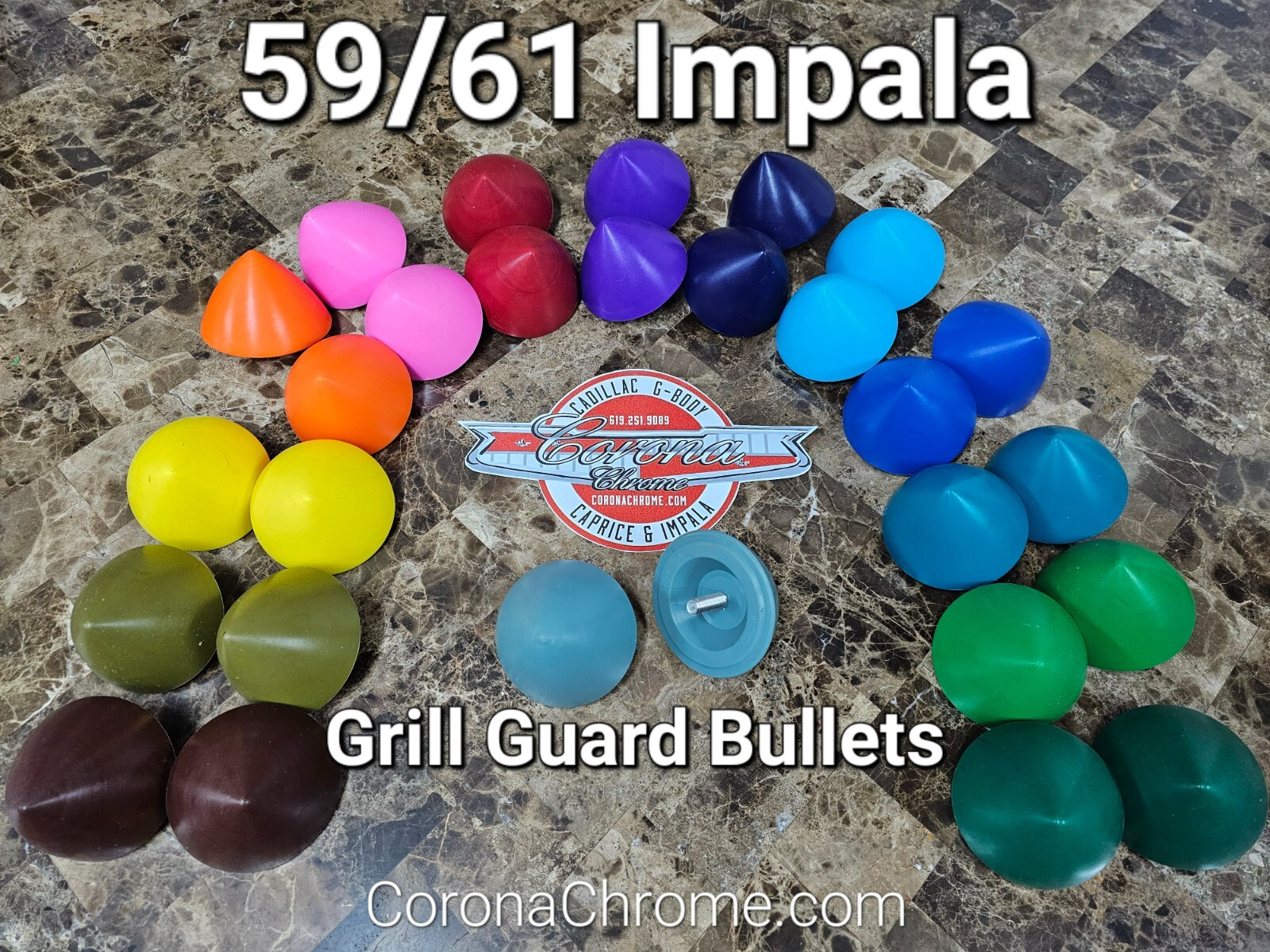 Grill Guard Bullets - Impala