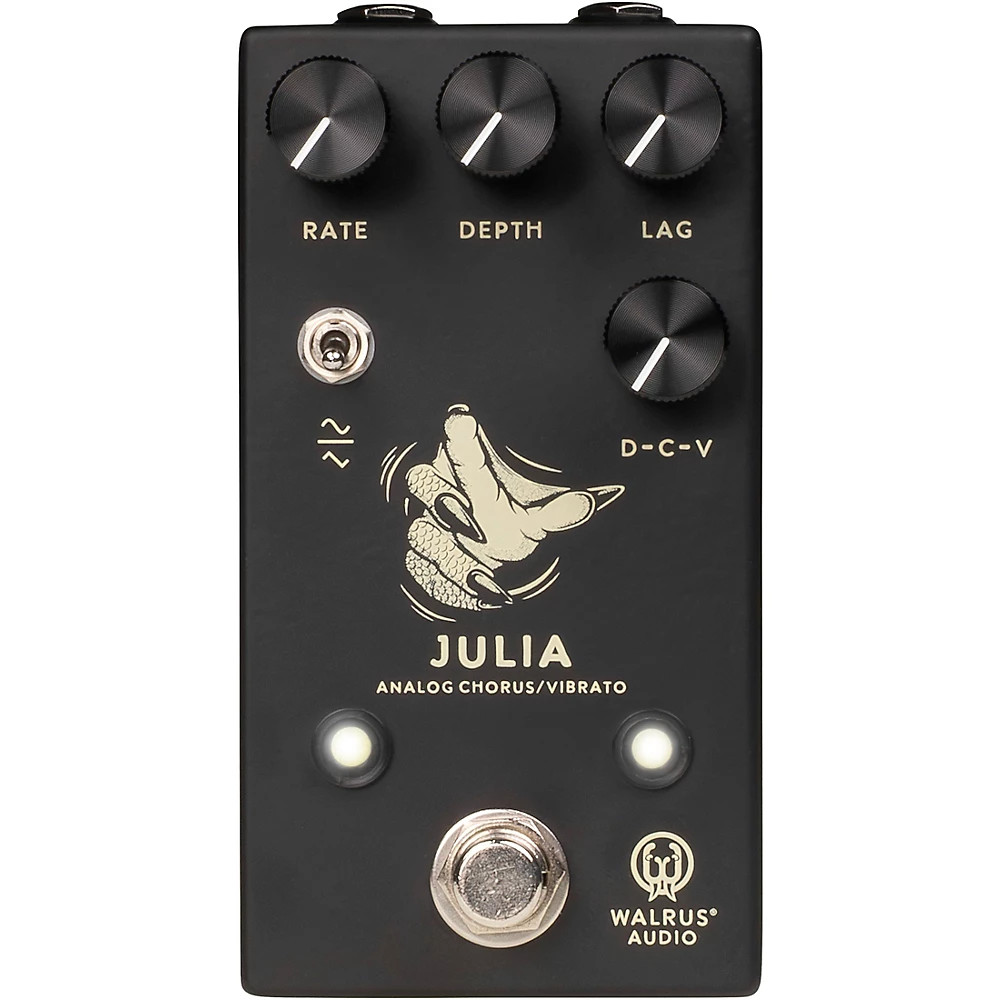 Walrus Audio Minimal Series Julia Analog Chorus/Vibrato V2 Pedal - Black