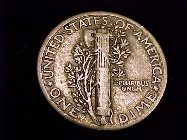 1934-P Mercury Dime, Very Fine Grade.