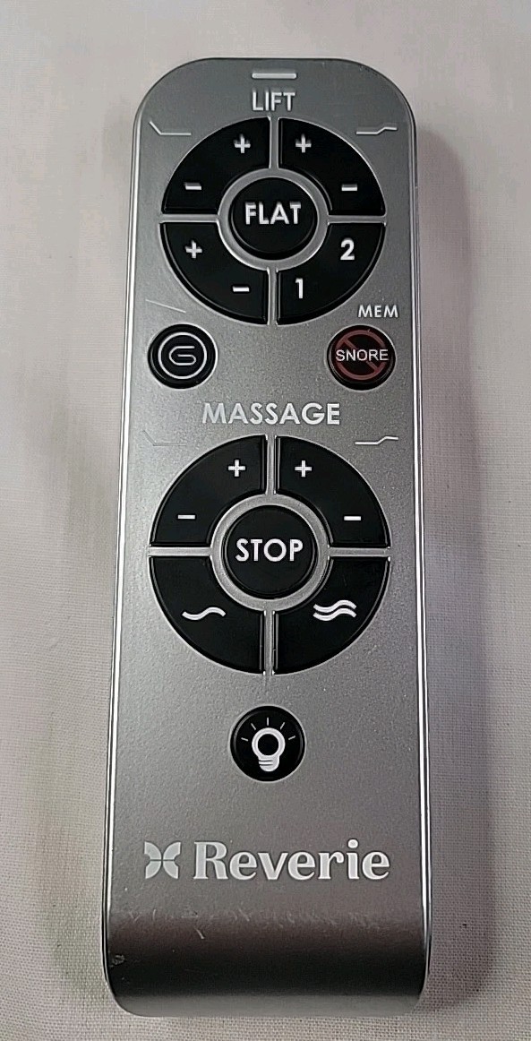 Reverie 8Q, 8i, 8X, or Purple Powerbase Replacement Remote for Adjustable Bed