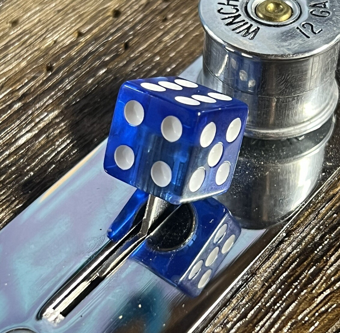 Kinnatone Blue Dice Strat Or tele switch tip Blade Style for Fender, PRS Other