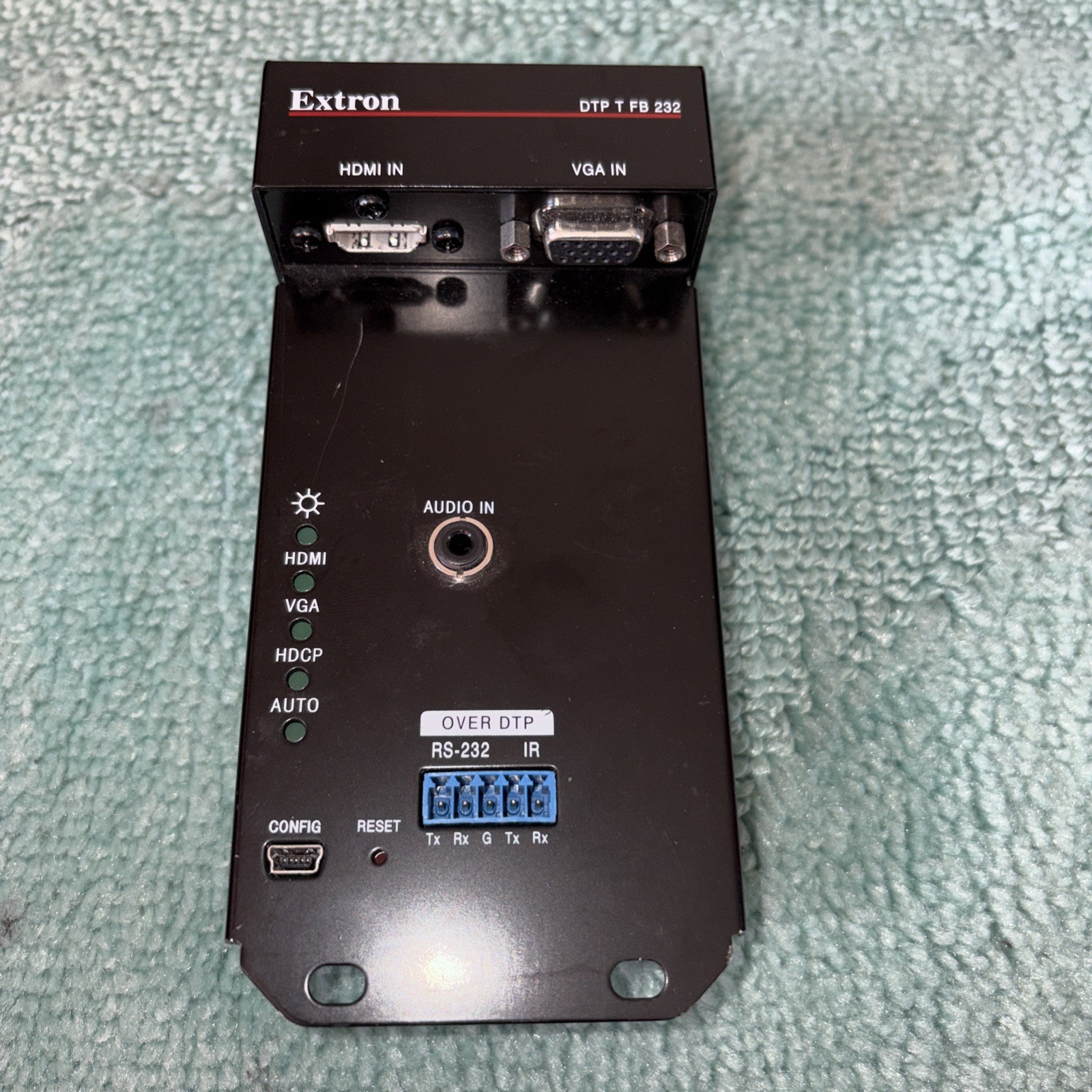 Extron, DTP T FB 232, Two Input DTP Transmitter with Audio Embedding