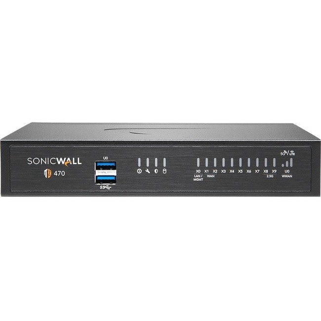SonicWall TZ470 Network Security/Firewall Appliance (02-ssc-2829) (02ssc2829)