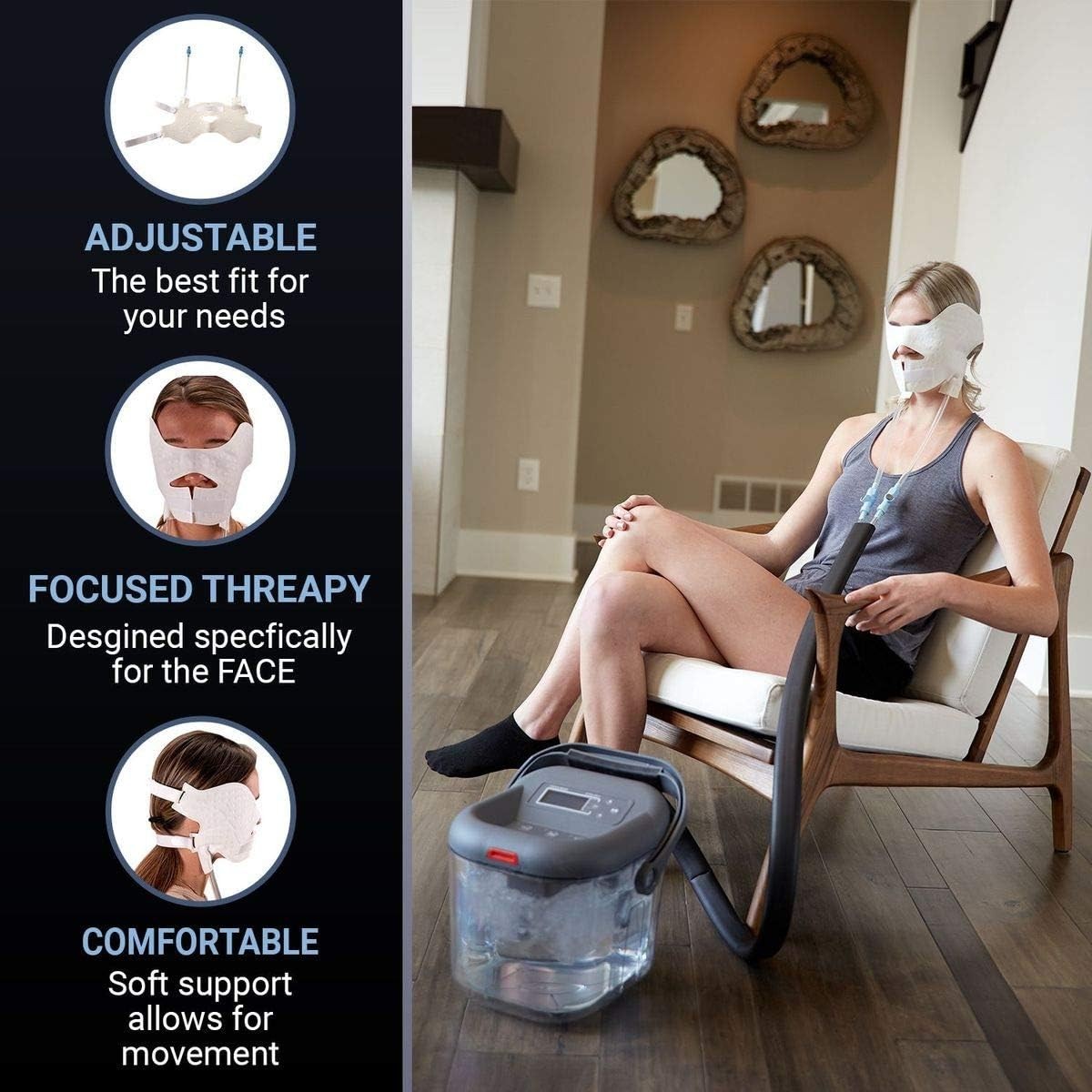 Face Wrap for Cryotherapy Unit - Pad Only for Circulating Ice Machine for Max...