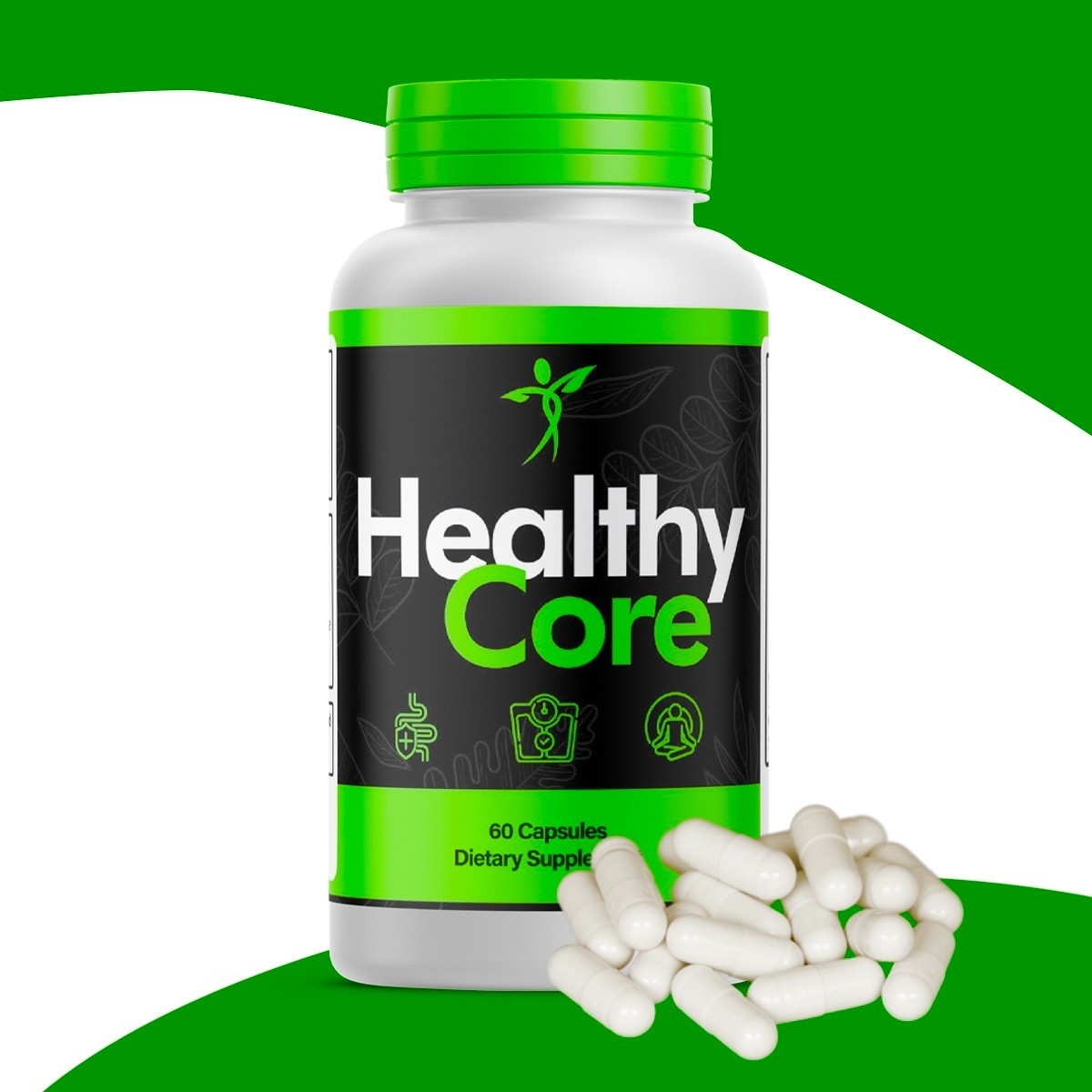 Healthy Core, HealthyCore Blood Weight & Digestion Support Supplement 60Capsules