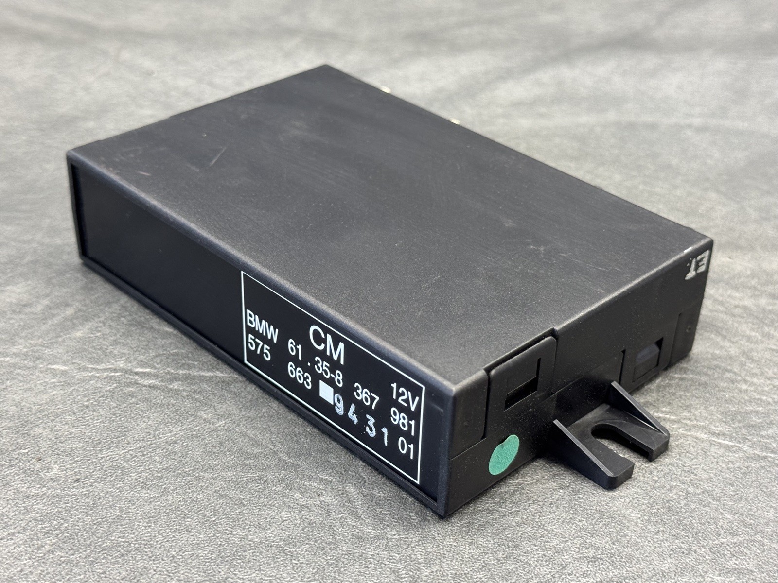 1992 - 1999 BMW E36 CM CHECK CONTROL MODULE COMPUTER UNIT BLACK 12V 61358367981