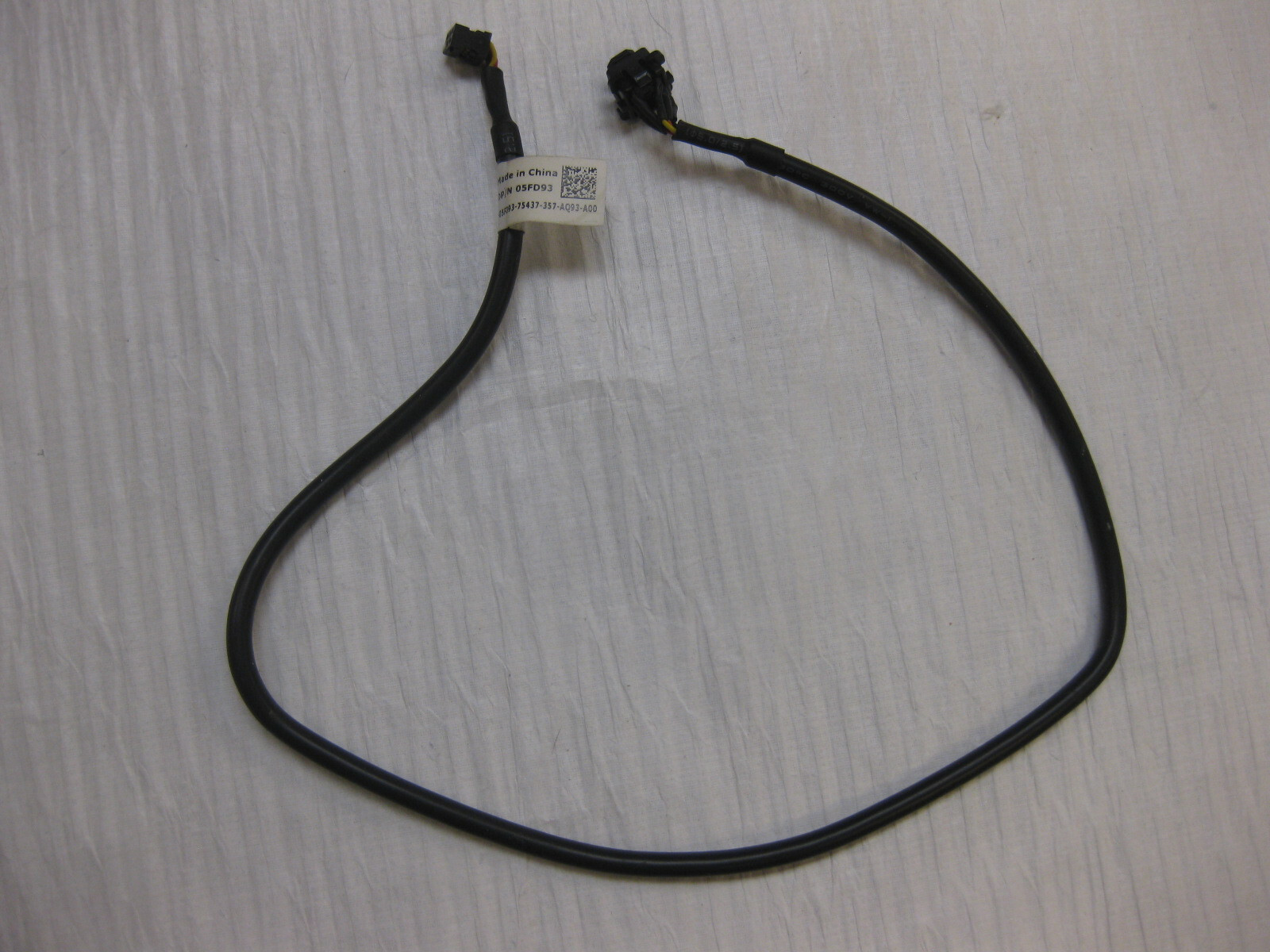 05FD93 5FD93  Dell Optiplex 9010 7010 MT Power Button Cable MB Connector 18 Inch