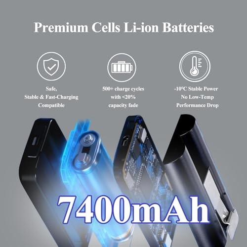 Upgraded 2Pack 7400mAh Replacement for Ring Battery 3.65V 7400mAh 2pack