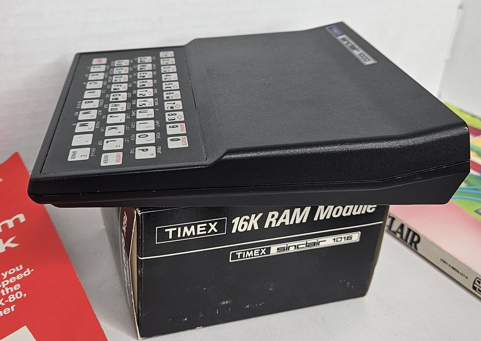 Timex Sinclair 1000 Bundle 16K RAM Tapes Books Untested 1982 PC