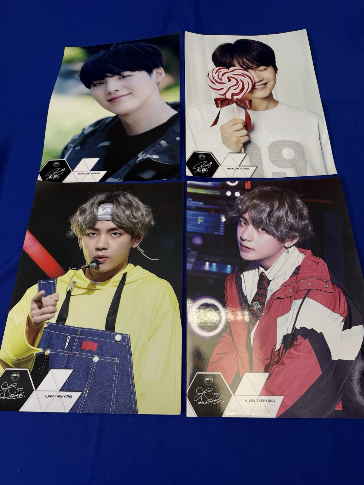 BTS Official Large Poster Lot 27 Glossy Prints V SUGA Group K-Pop