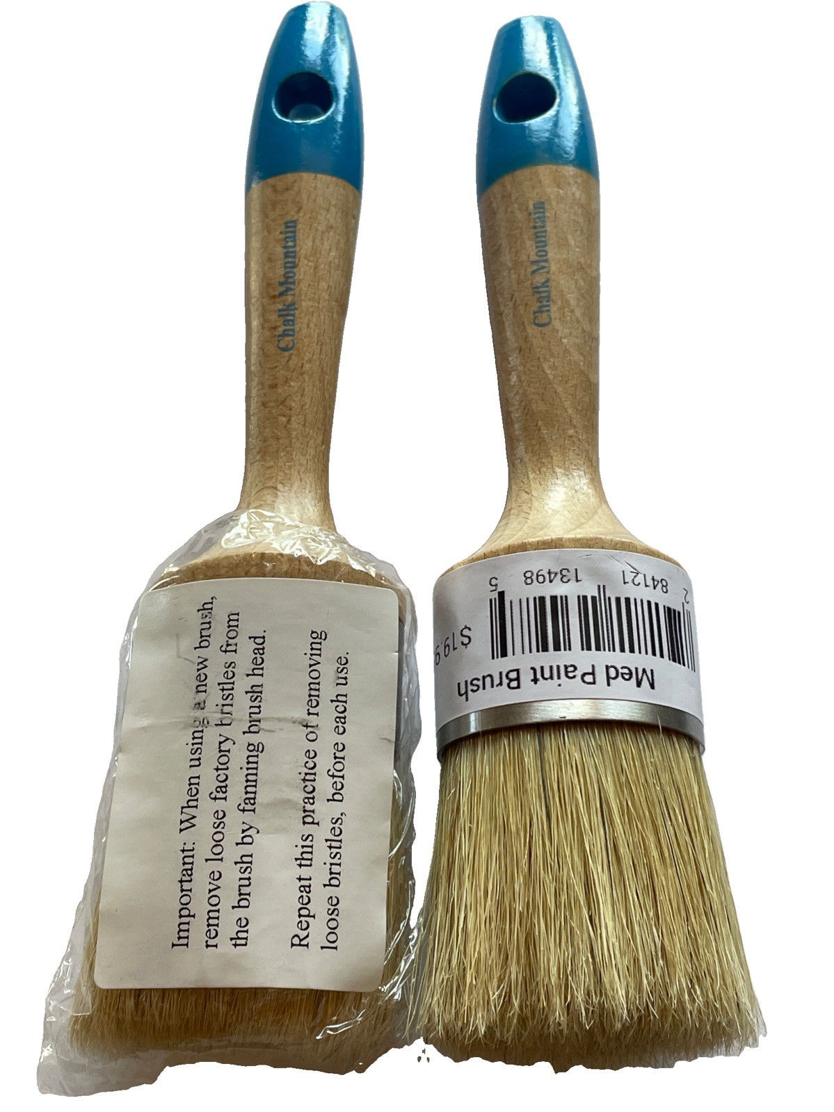 2- Med Chalk Mountain Paint/chalk Brushes