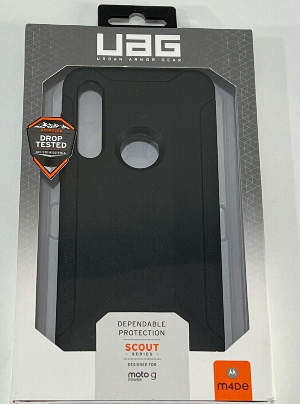 (NEW) UAG - Scout Series Case for Motorola Moto G8 Power - Black