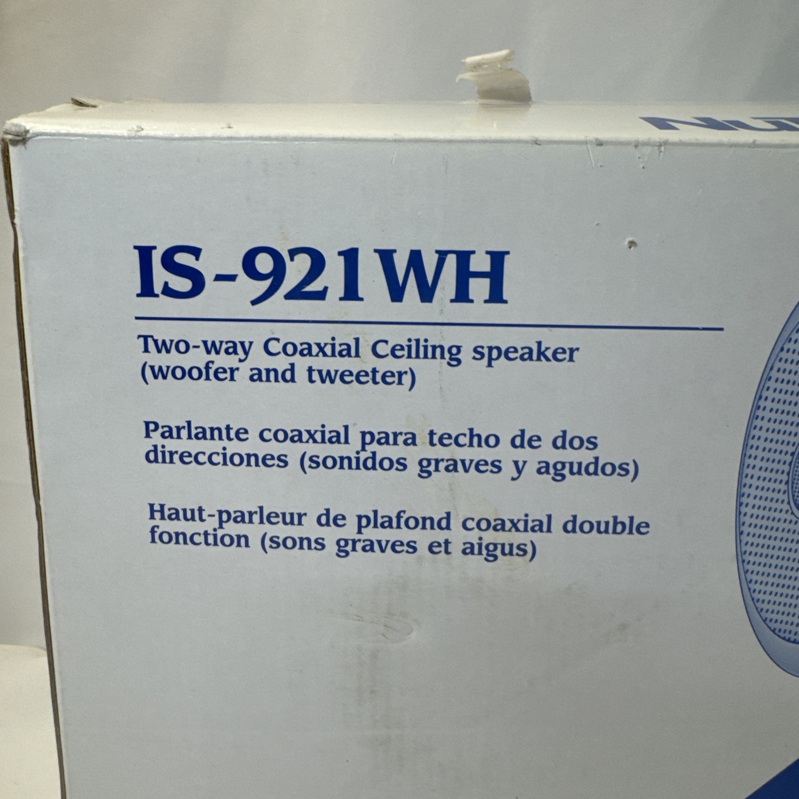 Nutone IS921WH 2 way ceiling speaker