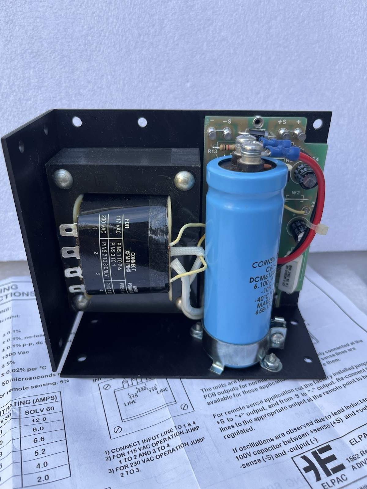ELPAC POWER SYSTEMS SOLV30-24 N/OVP NEW