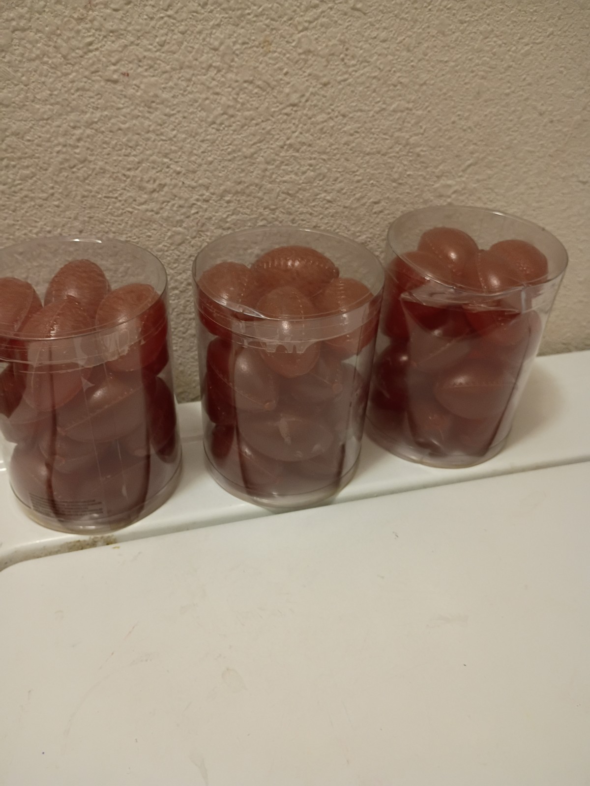 It’s Game Day 3 Sets of 16 Football Ice Cubes Reusable Total Of 48 New In Box