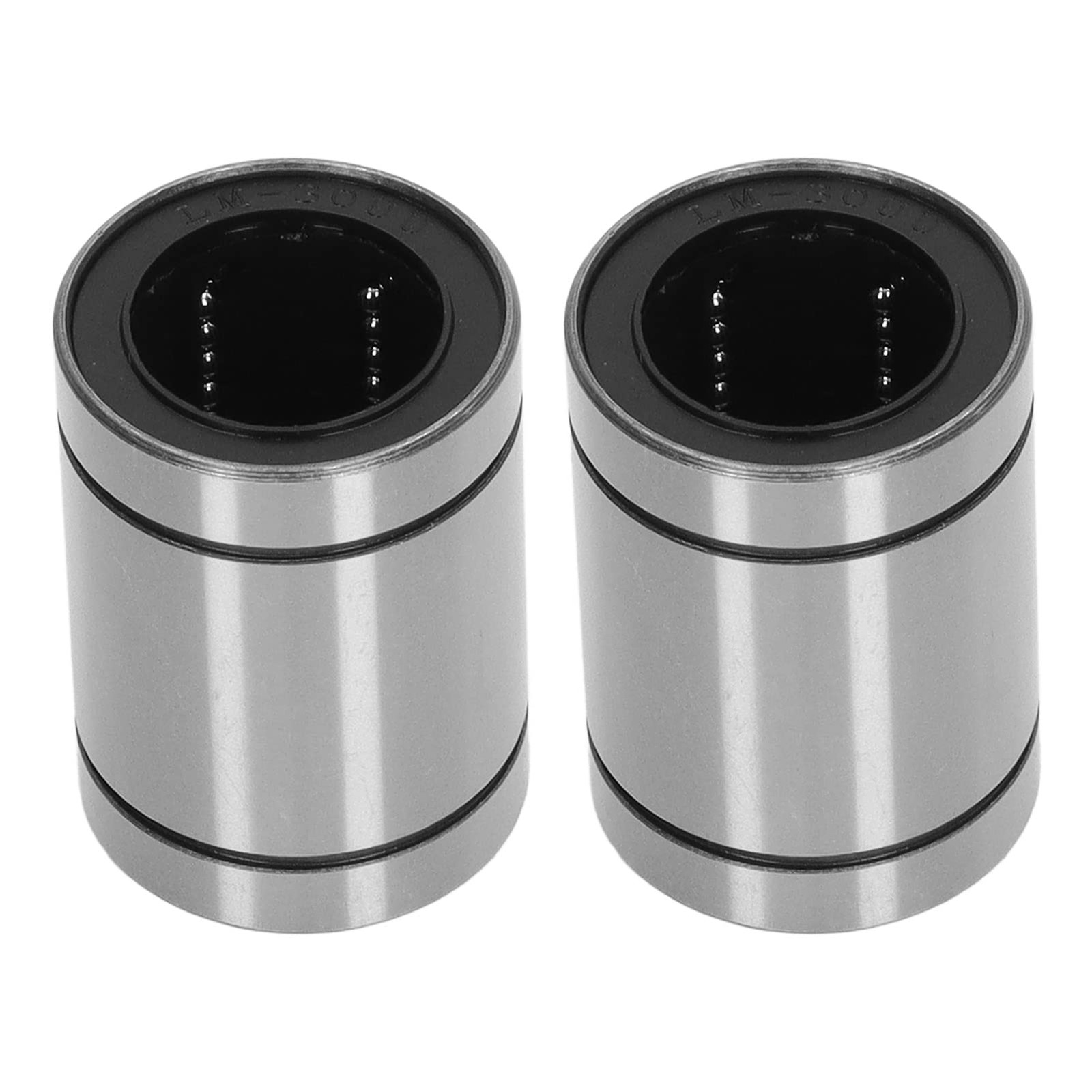 2Pcs LM30UU Linear Ball Bearings, 30mm ID 45mm OD 64mm Width Linear Motion Sh...