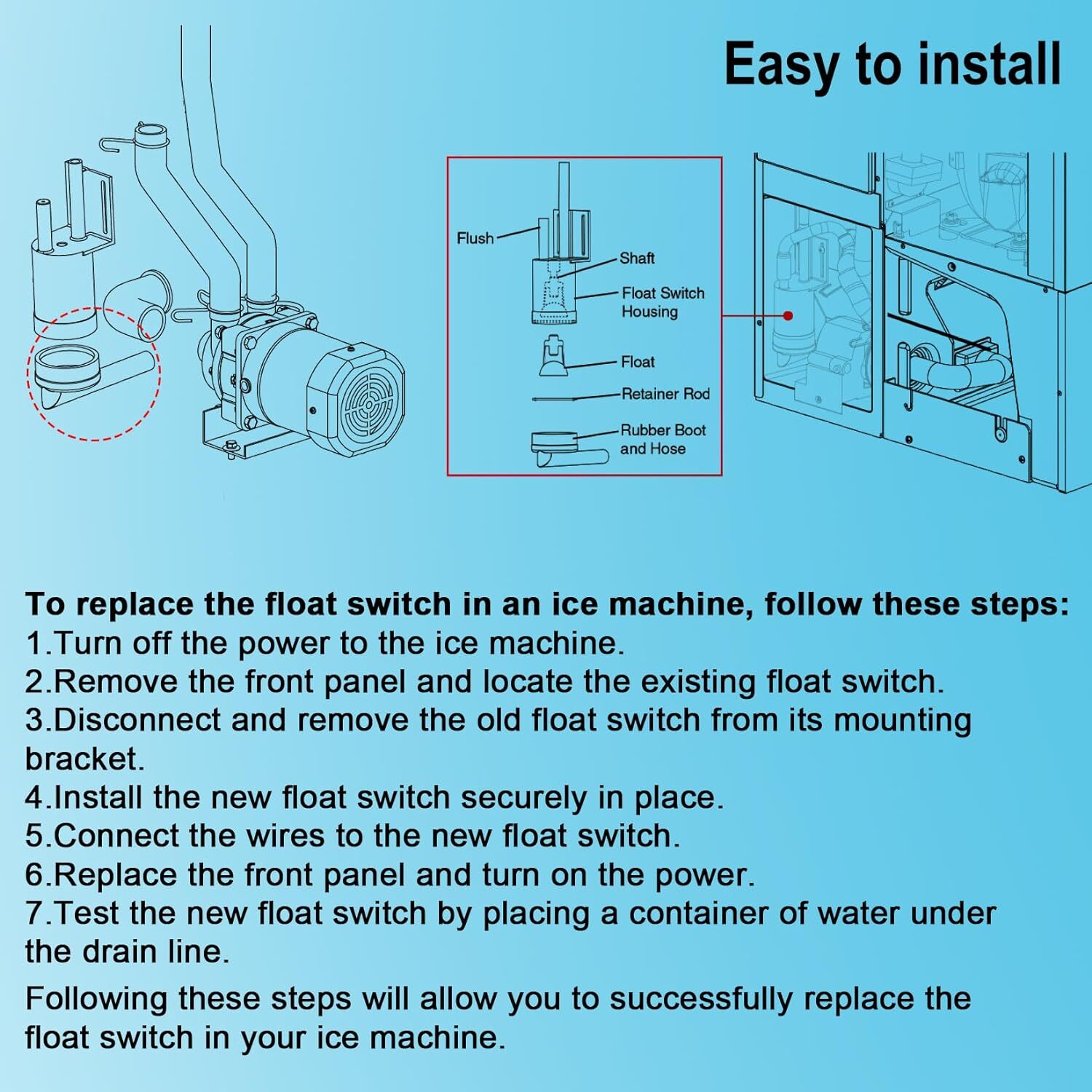 Replace for Hoshizaki 426799-01 Float Switch Connector