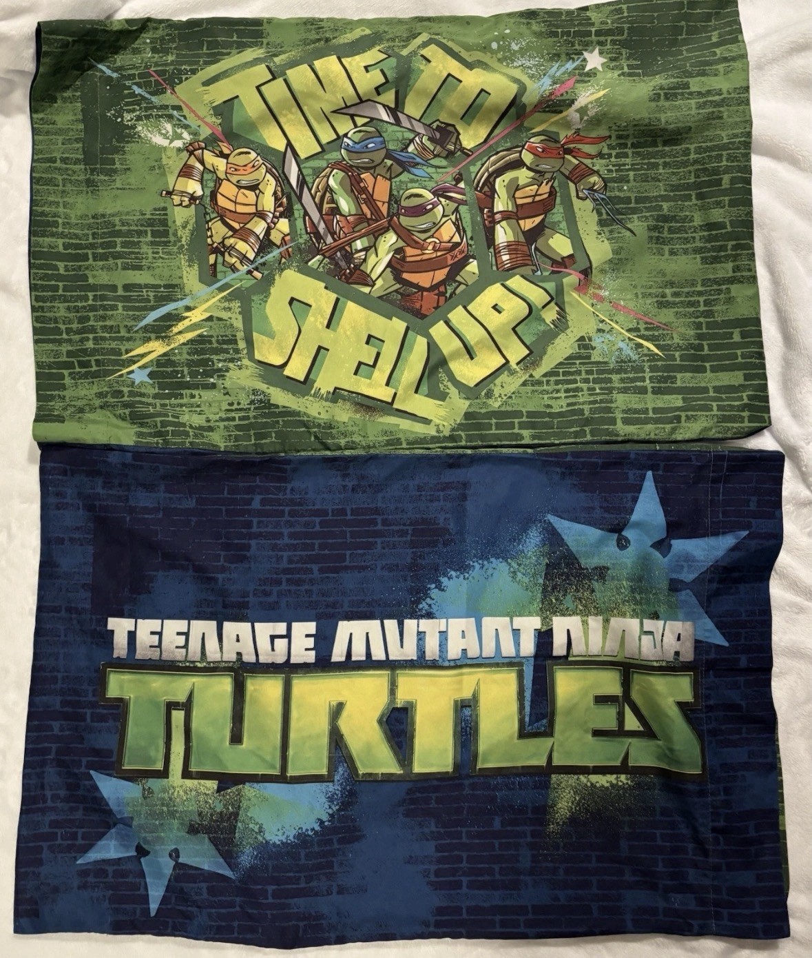 Teenage Mutant Ninja Turtles Dual Sided Pillow Case 2013 x2