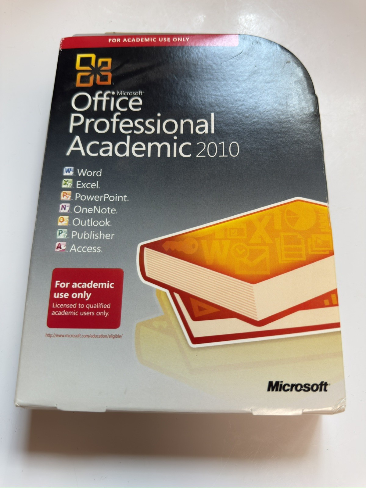 Microsoft Office 2010 Professional Academic Edition - Complete Box & DVD