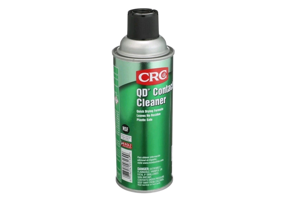 CRC QD Contact Cleaner 03130 – 11 WT OZ, Plastic Safe Electronics Aerosol Cleane