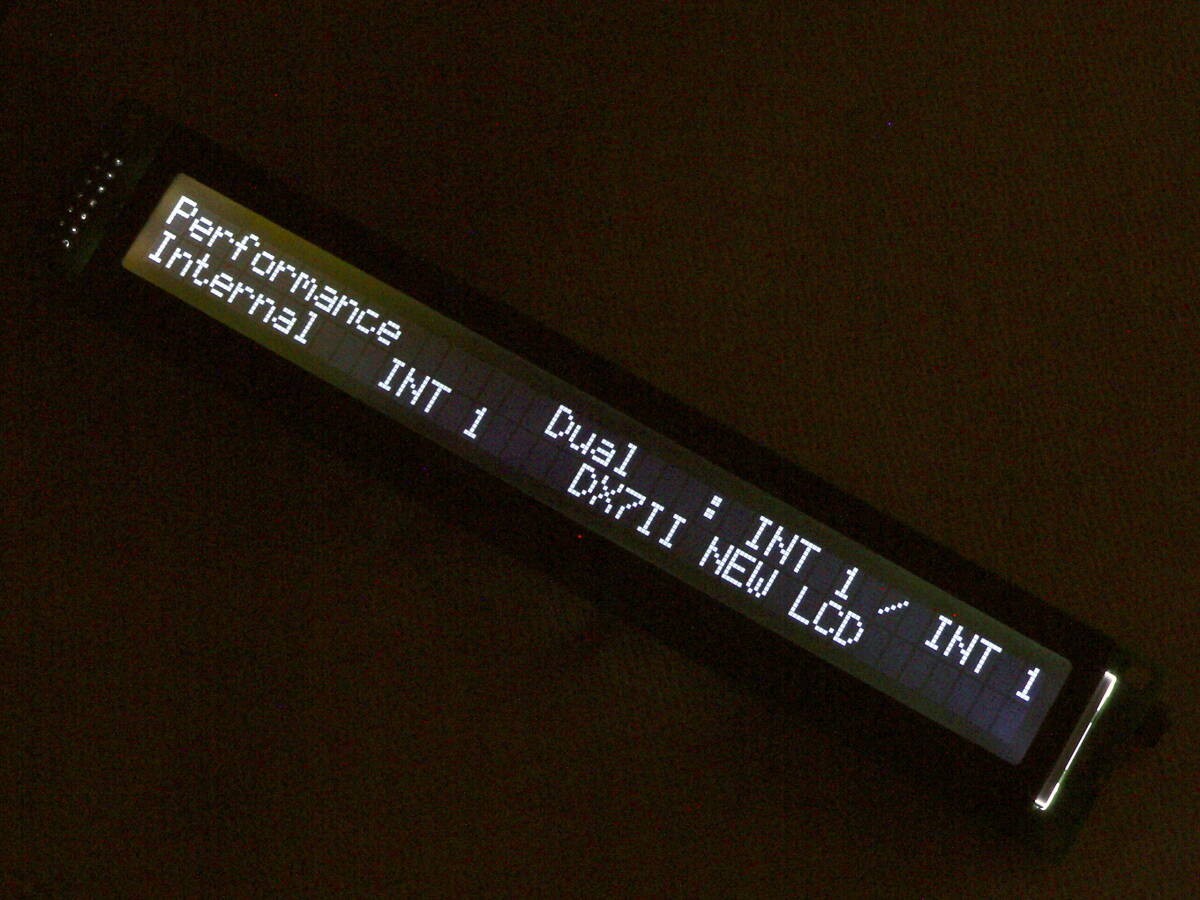 YAMAHA DX7II FD/D Black LED LCD Display Replacement Module New from Japan