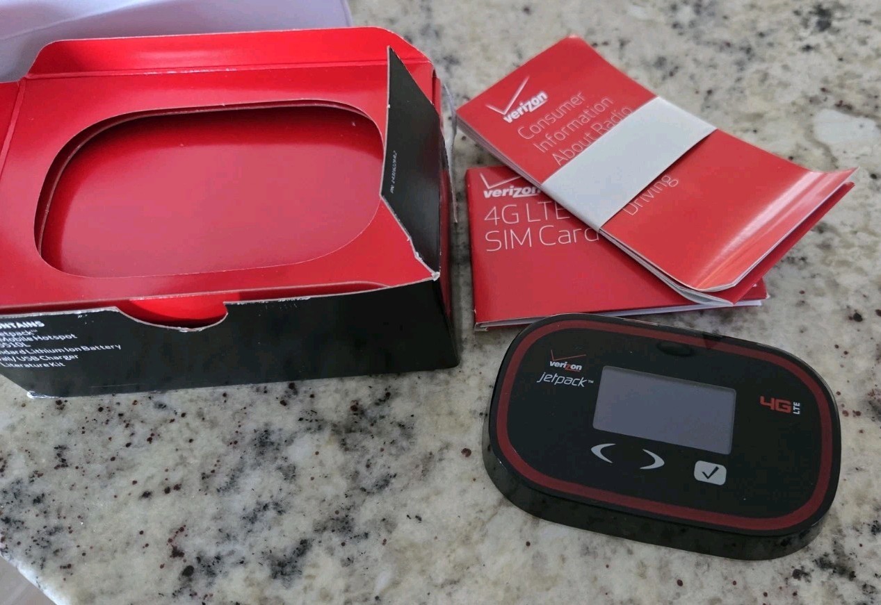 Verizon MiFi 5510L Jetpack 4G LTE Mobile Hotspot, Box, Instructions Included