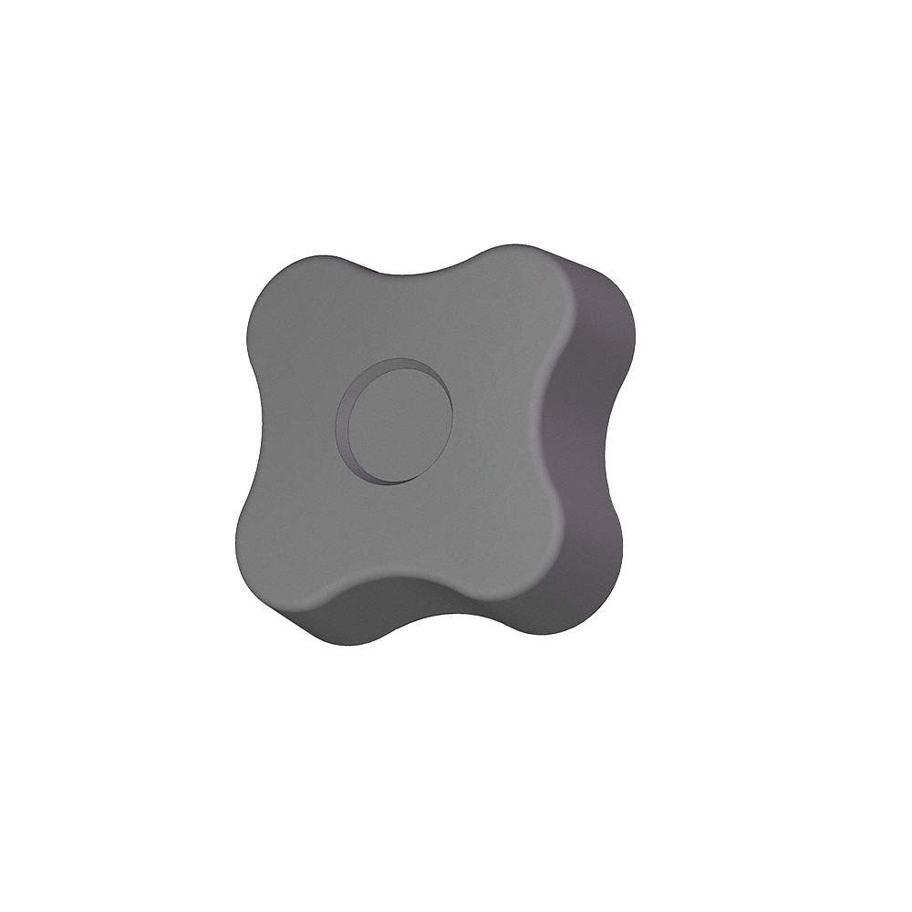 INNOVATIVE COMPONENTS GN5C----4S4BS21 Hand Knob,Blind Hole,5/16"-18 3GDU1