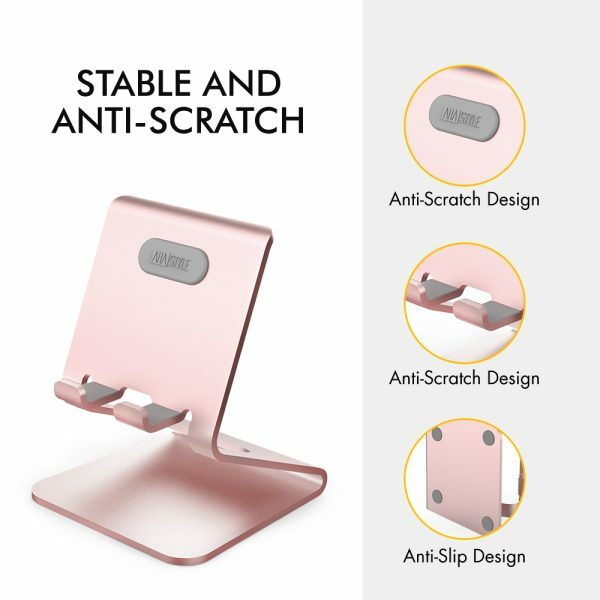 Ahastyle St02 Aluminium Universal Smart Devices Holder - PINK