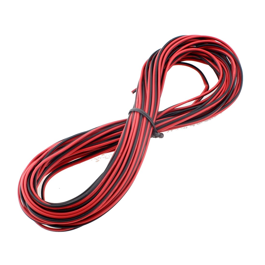 10M 0.25mm2 2 Cores Copper Conductor Black Red Insulated Electric Cable Wire