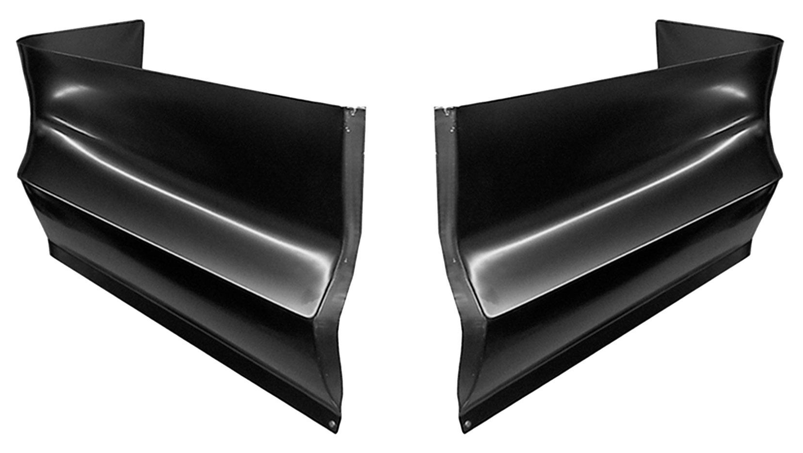 Cab Corner, fits 73-79 Ford F100 F150 F250 F350 Super Cab Pickup-PAIR