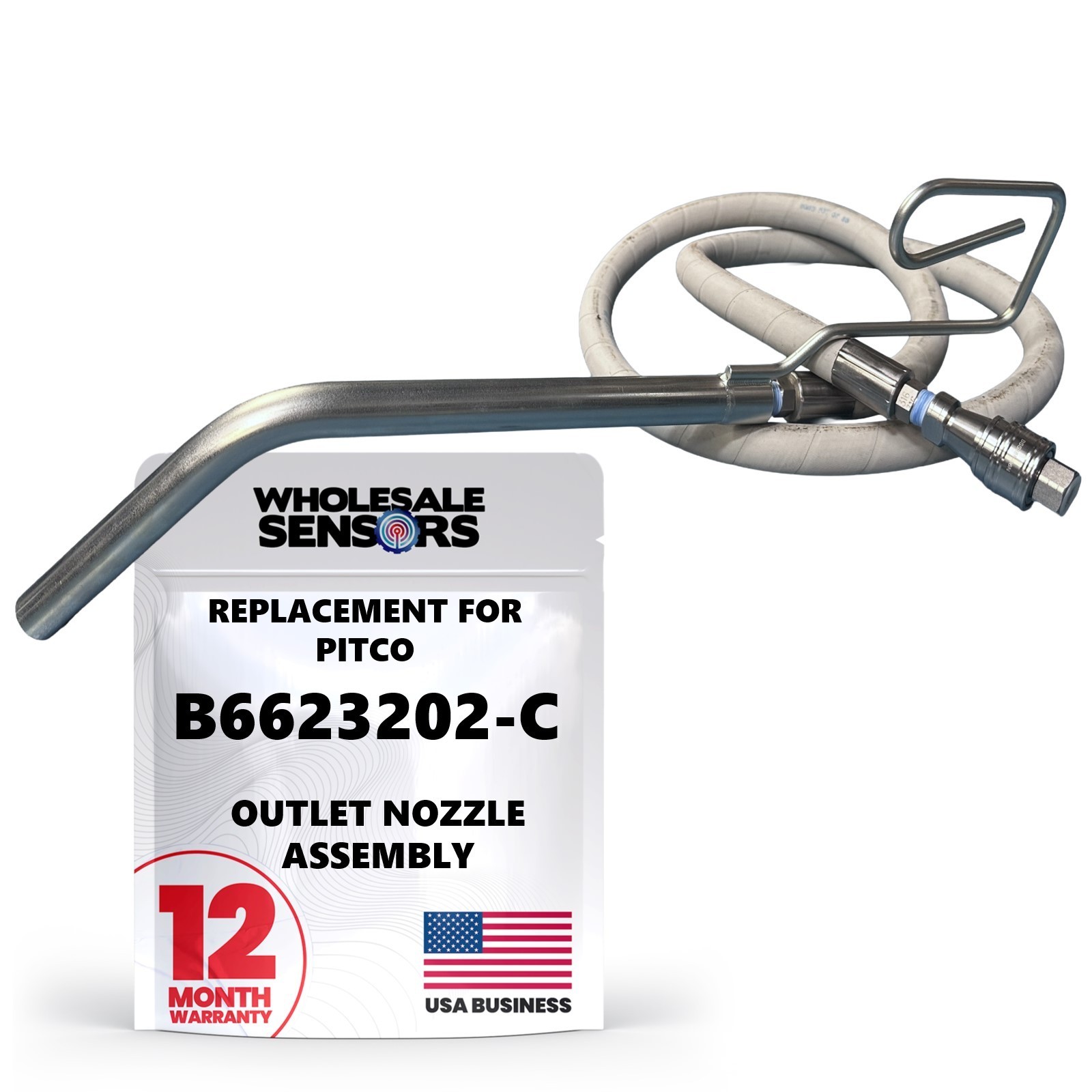 Replacement for Pitco B6623202-C Outlet Nozzle Assembly Made in the USA
